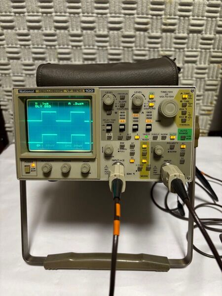 ●値下げ◆National (VP-5610A) 100MHz ナショナル オシロスコープ 動作品一部難あり◆プローブ/マニュアル