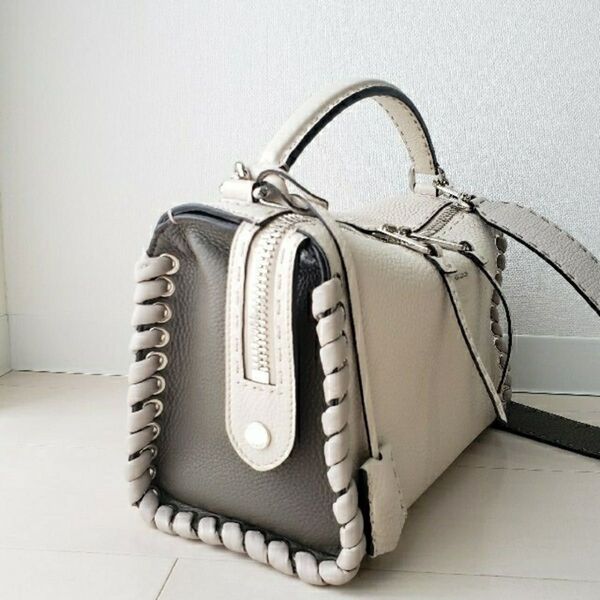 FENDI レイ セレリア トリコロールボストン2way バッグ