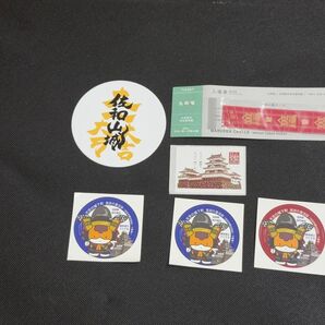 丸岡城 入場券 織ラベル お城ステッカー 値段交渉 まとめ買い大歓迎