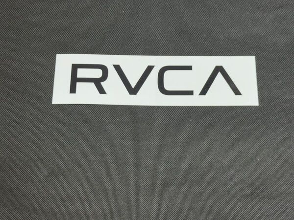RVCA ステッカー ロゴ ホワイト 白