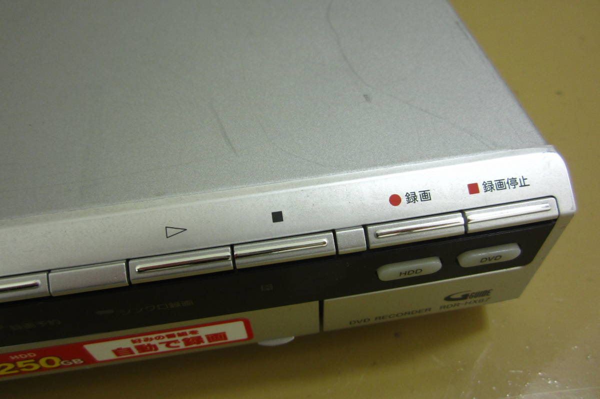 く-L-612) SONY ソニー DVD・HDDレコーダー RDR-HX67 スゴ録 250GB