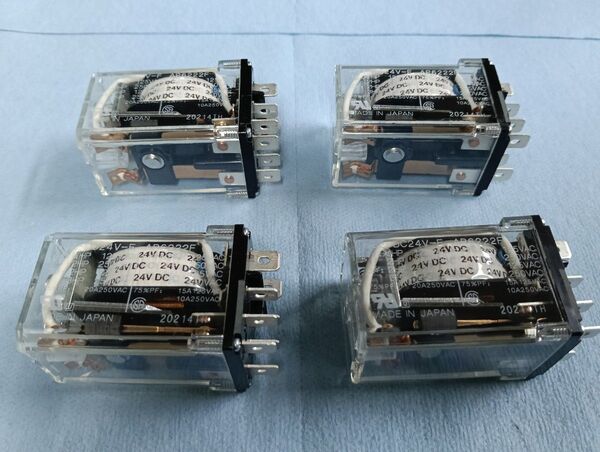 Panasonic 汎用リレー HG2-DC24V-F AP6222F 4個セット 未使用