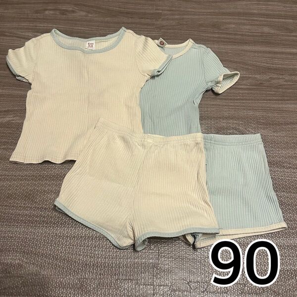 SHEIN セットアップ 半袖Tシャツ ショートパンツ 2セット 90サイズ