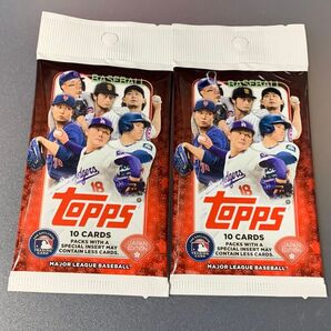 【topps完売品】Topps MLB JAPAN EDITION 2パック