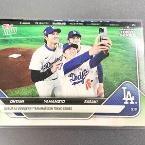 TOPPS NOW 大谷翔平 山本由伸 佐々木朗希 3ショット ラッキーオーダー 当選品