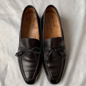 【美品】enzo bonafe リボンローファー 24.5cm