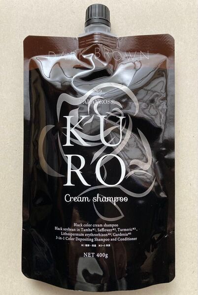 VALANROSE KURO クリームシャンプー ダークブラウン 400g