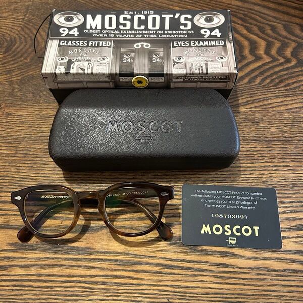 新品 レアカラー MOSCOT モスコット レムトッシュ 46