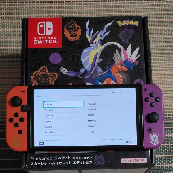 Nintendo Switch(有機ELモデル) スカーレット・バイオレットエディション