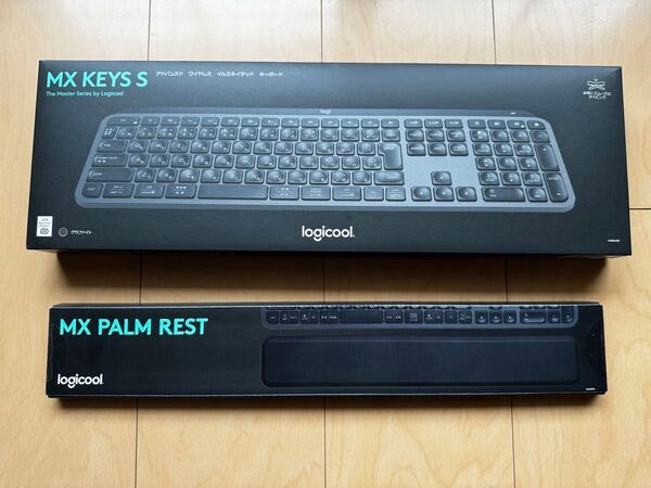 MX KEYS S(KX800sGR)とパームレスト(MX10PR)