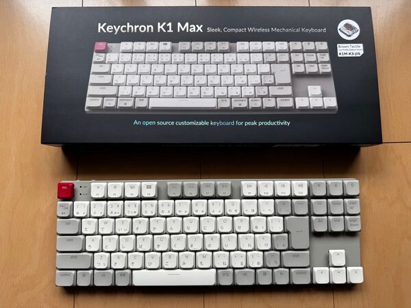 Keychron K1 Max 茶軸 レトロカラー(K1M-K3-JIS)
