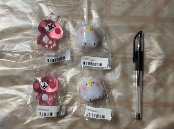 カナヘイの小動物 ゆるっとアミューズメント クリアフィギュア 全4種セット