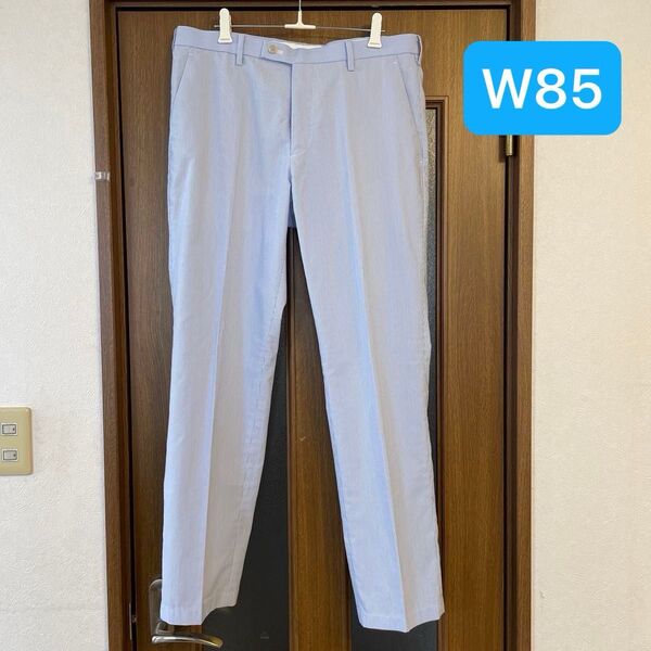 UNIQLO 感動パンツ 85 メンズ ストライプ柄