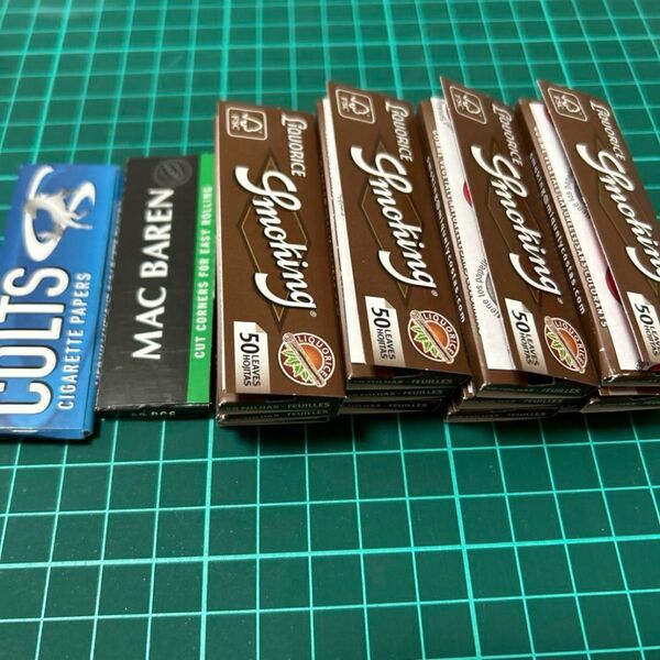 smoking スモーキング(甘草)シングルペーパー 50枚入りx12 手巻き