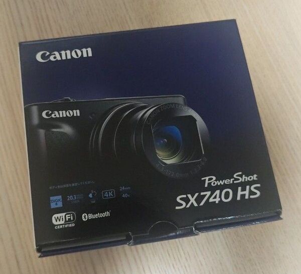 Canon PowerShot SX740 HS デジタルカメラ ブラック ほぼ未使用