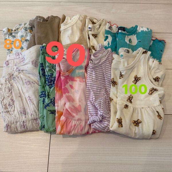 キッズ ワンピース ムージョンジョン アカチャンホンポ 西松屋 H&M トイザらス イオン 80~100cm