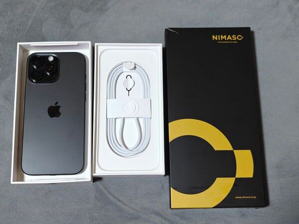 iPhone 16 Pro max 256GB ブラックチタニウム SIMフリー おまけ付き フィルム+ケース