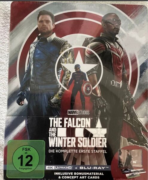 ★マーベル★新品★ファルコン&ウィンター・ソルジャー★スチールブック★4k ultra HD & blu-ray★4枚組★日本語