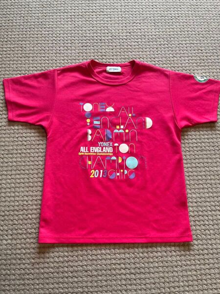 YONEX ALL ENGLAND 2013 Tシャツ ピンク系