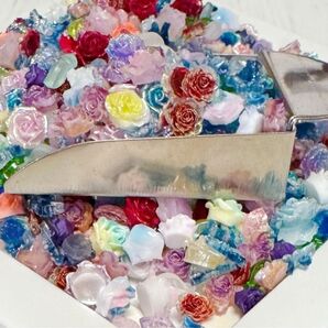 5月イベント 柔らかい薔薇 ビーズスコップ1ぱい800円+50mlプレゼント お色ミックス