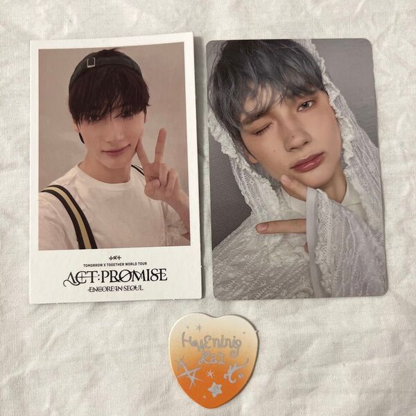 TXT ヒュニンカイ トレカ フォトカード チェキ ENCORE IN SEOUL グローバル
