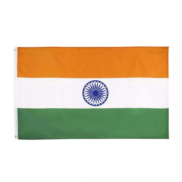 インド 国旗 フラッグ 応援 送料無料 150cm x 90cm 新品 タペストリー