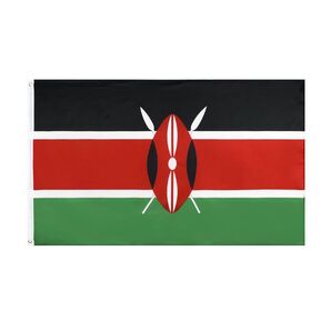 ケニア 国旗 フラッグ 応援 送料無料 150cm x 90cm 新品 flag