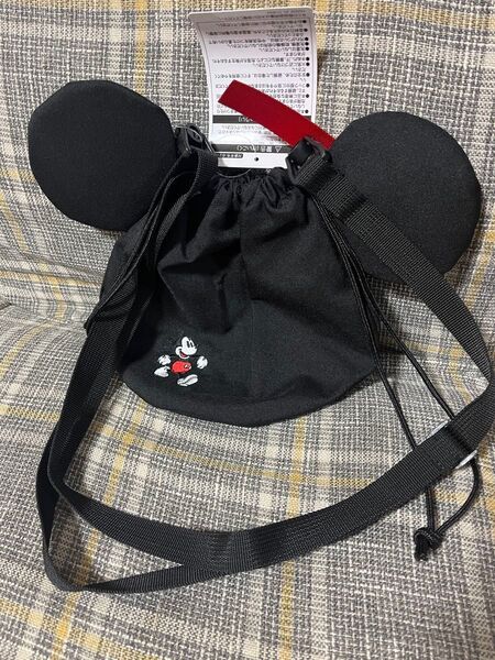 【新品タグ付】ディズニーリゾート ショルダーバッグ ミッキー 巾着 新品