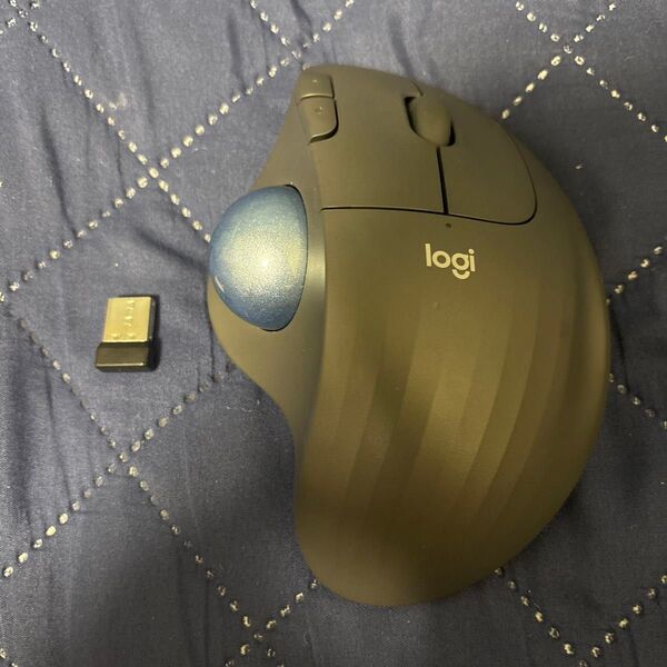 Logicool ERGO M575 ワイヤレスマウス ロジクール PC周辺機器 中古 良好 グラファイト