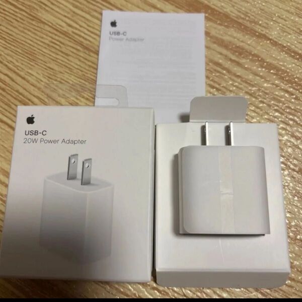 1個 新品未使用 箱付き アップル 純正 Apple USB-C 電源 A2305 20W PD ACアダプタ 充電器