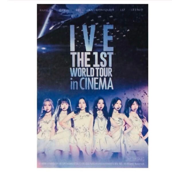 IVE THE 1ST WORLD TOUR in CINEMA 入場者特典 ステッカー