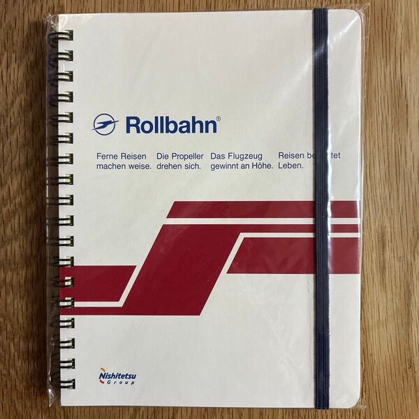 ロルバーン ポケット付きメモ L 福岡 西鉄 西日本鉄道 西鉄バス 赤バス コラボ 限定 リングノート Rollbahn