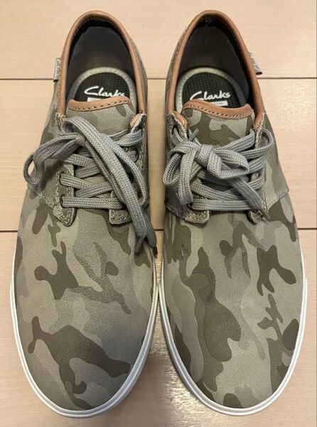 clarks クラークス シューズ 25.5 迷彩