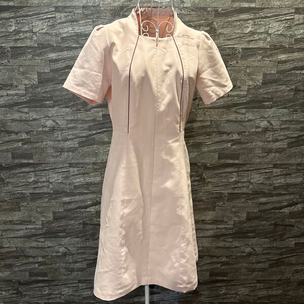 メナード 制服 ワンピース 希少なカラー ユニフォーム ピンク S 定価5500円