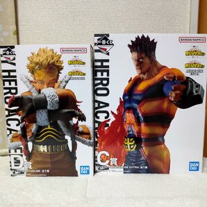 C D ヒロアカ 一番くじ 紡ぐ力 ホークス エンデヴァー フィギュア