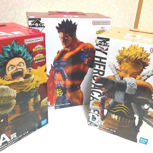 A C D ヒロアカ 一番くじ フィギュア エンデヴァー ホークス デク 紡ぐ力