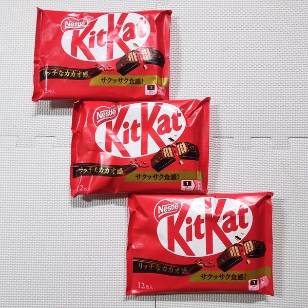 Nestle ネスレ KitKat キットカット 12枚入り 3袋セット