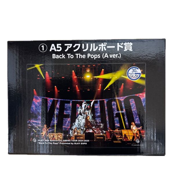 GLAY 30th Anniversary エンタメくじ vol.2 A5アクリルボード
