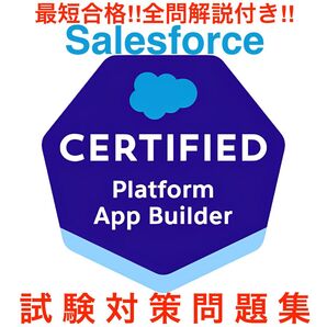 【最新】Salesforce Platform App Builder 対策問題