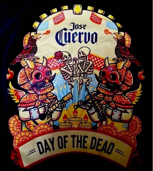 クエルボエ エスペシャル Tシャツ Jose Cuervo テキーラ メキシコ 死者の日 DAY OF THE DEAD 非売品