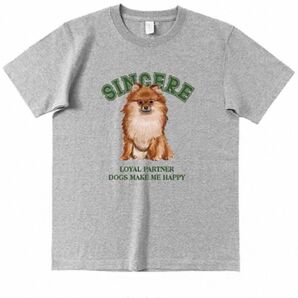 アニマルTシャツ ポメラニアン