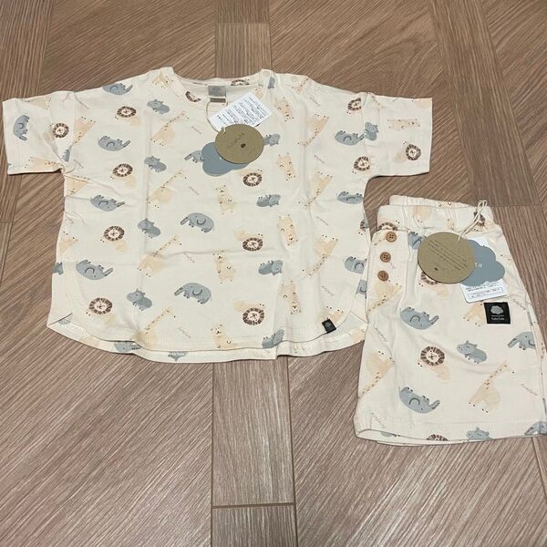 95 セットアップ Tシャツ ハーフパンツ パジャマ
