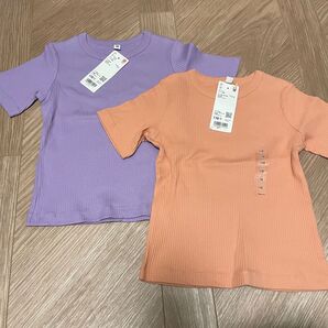 ユニクロ トップス リブトップス Tシャツ