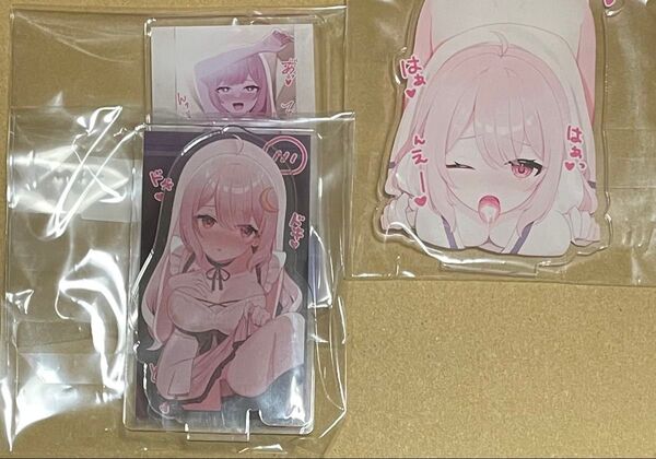 FANZAキャッチ限定 月之瀬ちあ アクリルスタンド アクリルジオラマ 3点セット
