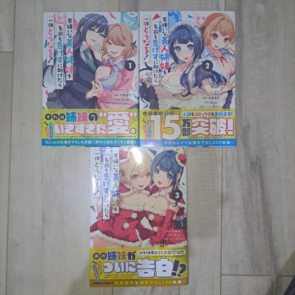 男嫌いな美人姉妹を名前も告げずに助けたら一体どうなる? 1~3巻セット