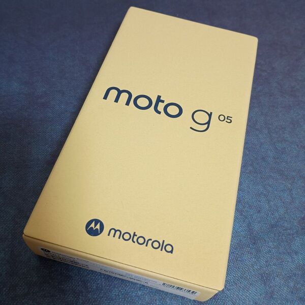 新品未開封 moto g05 6.7インチ メモリー8GB ストレージ128GB ミスティブルー