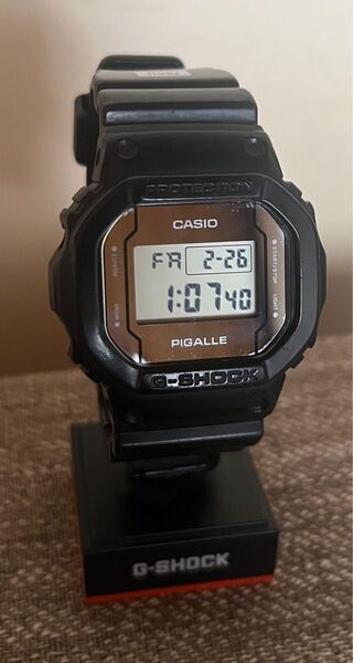 CASIO G-SHOCK PIGALLE DW-5600VT ブラック ピガールコラボ タイアップコラボ