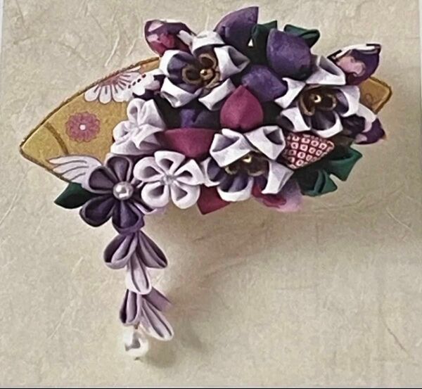 【静御前】繊細な花びら重なるつまみ細工 つまみ細工 キット