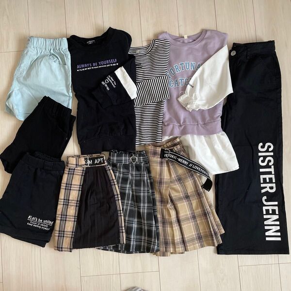 150㎝ 半袖Tシャツ パンツ スカート