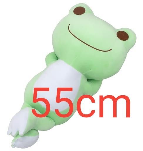 新品 かえるのピクルス もちもち おひるね BIG ぬいぐるみ 若葉色 トレバ クッション プライズ